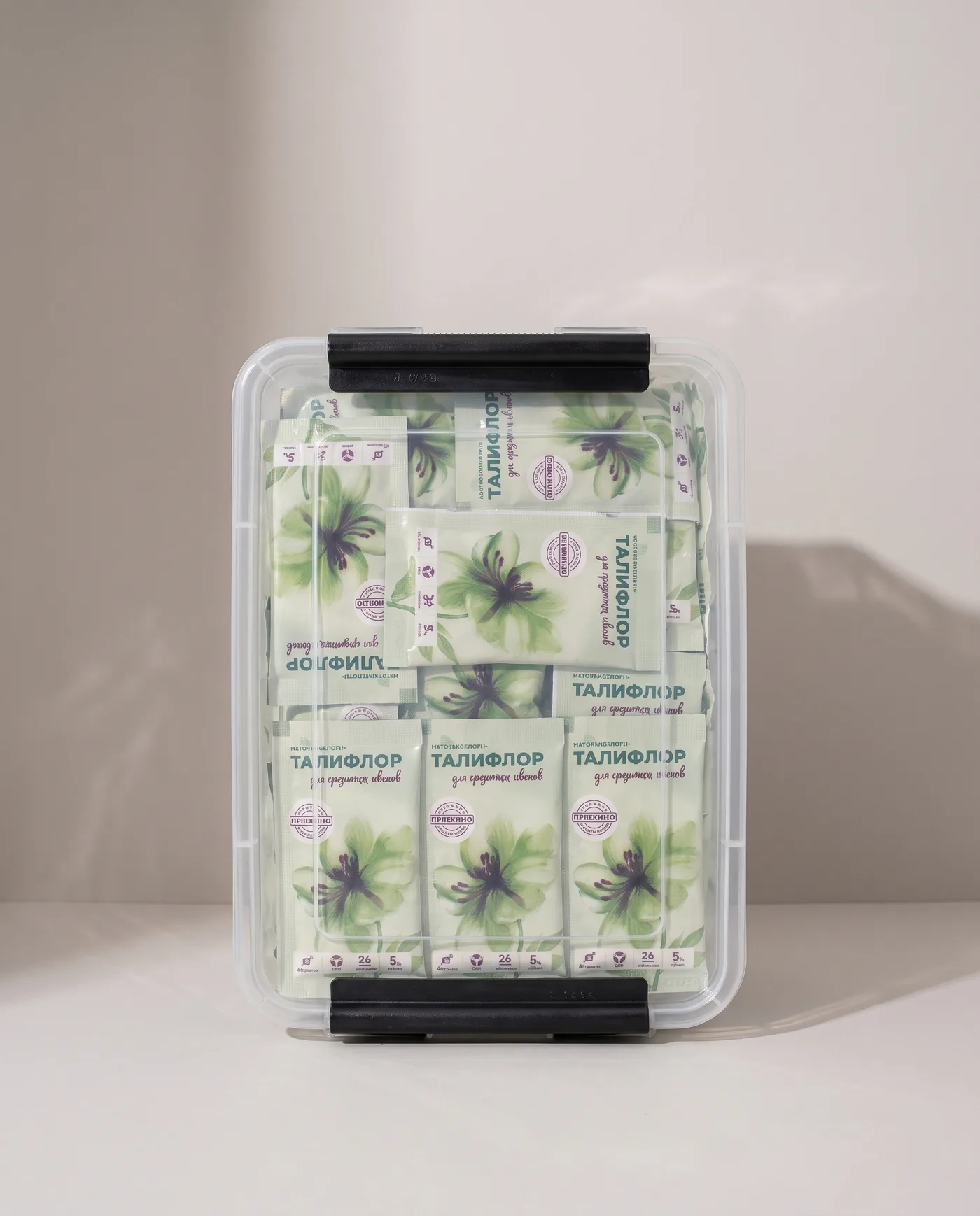 Набор подкормки для срезанных цветов Floral Nano Tech в пакетике 5гр. в боксе, 150 шт.